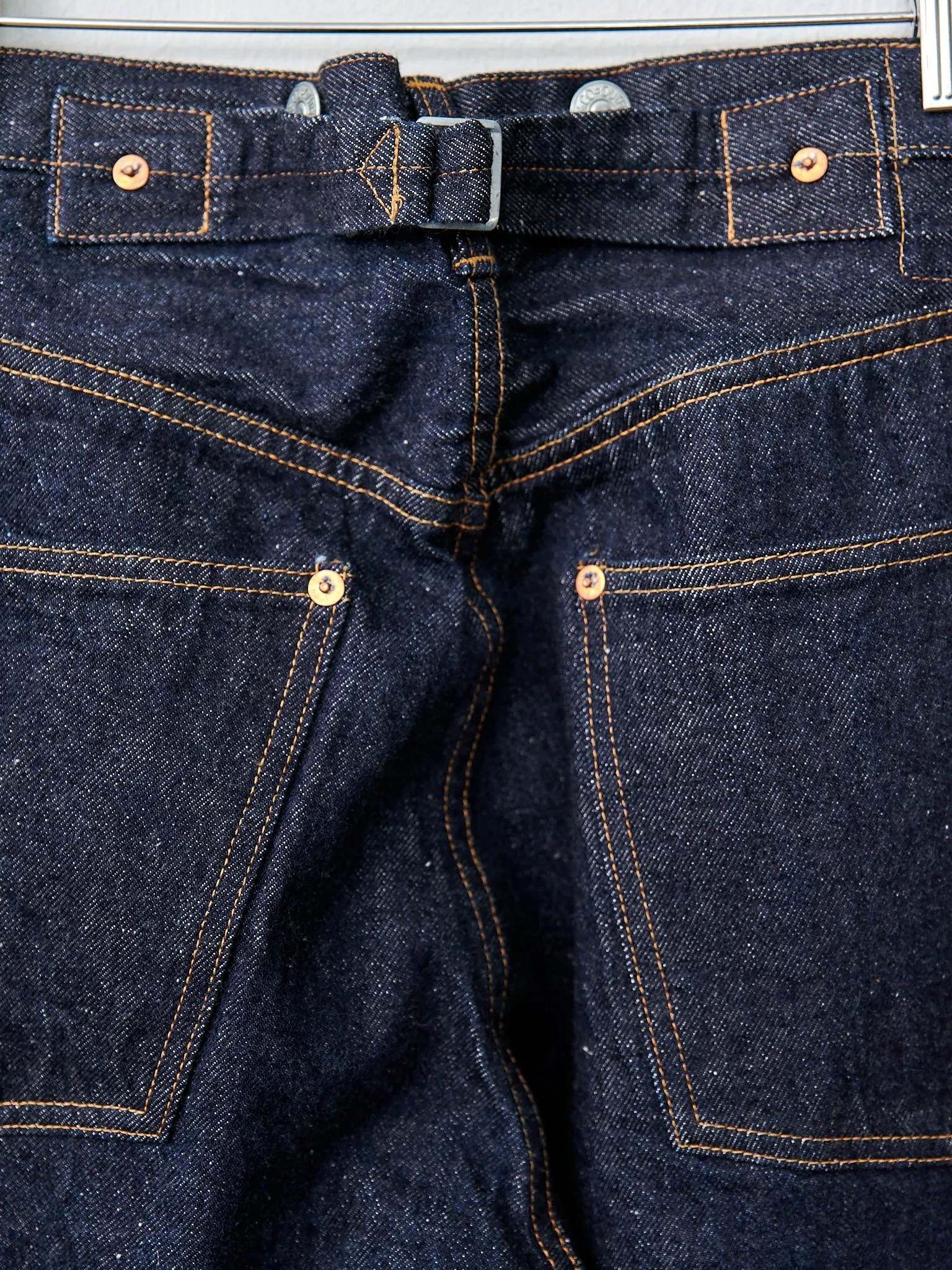 1930 Straight Denim Pants - Indigo One Wash