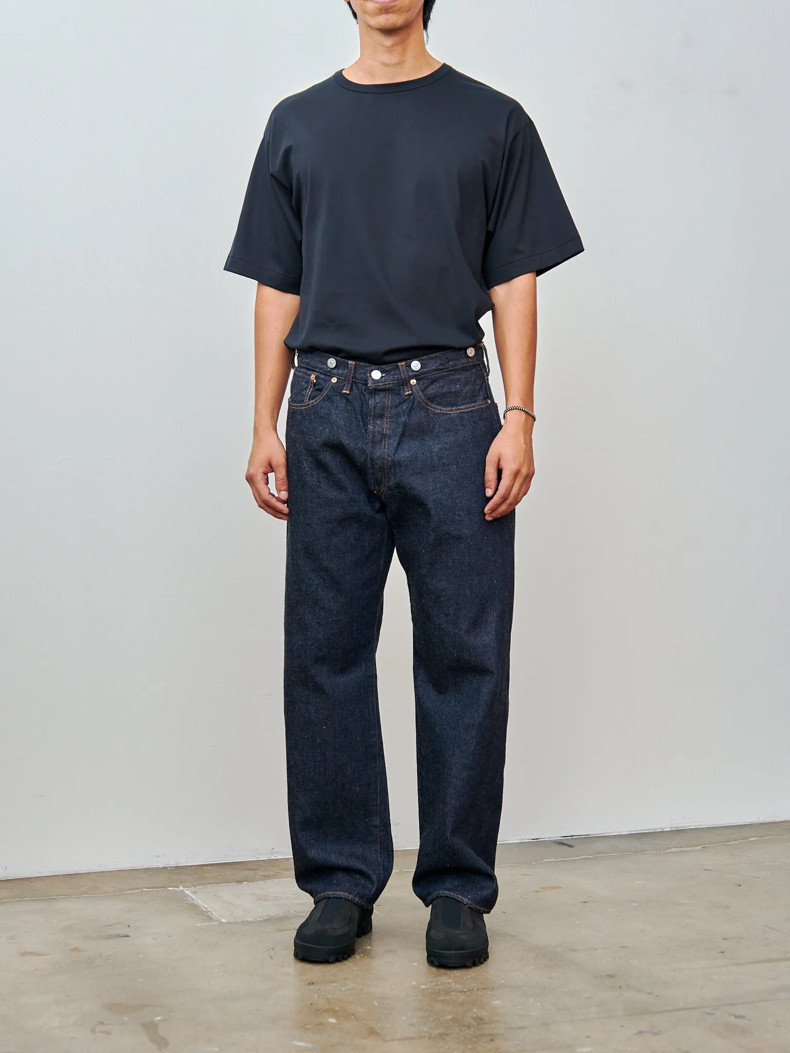 1930 Straight Denim Pants - Indigo One Wash