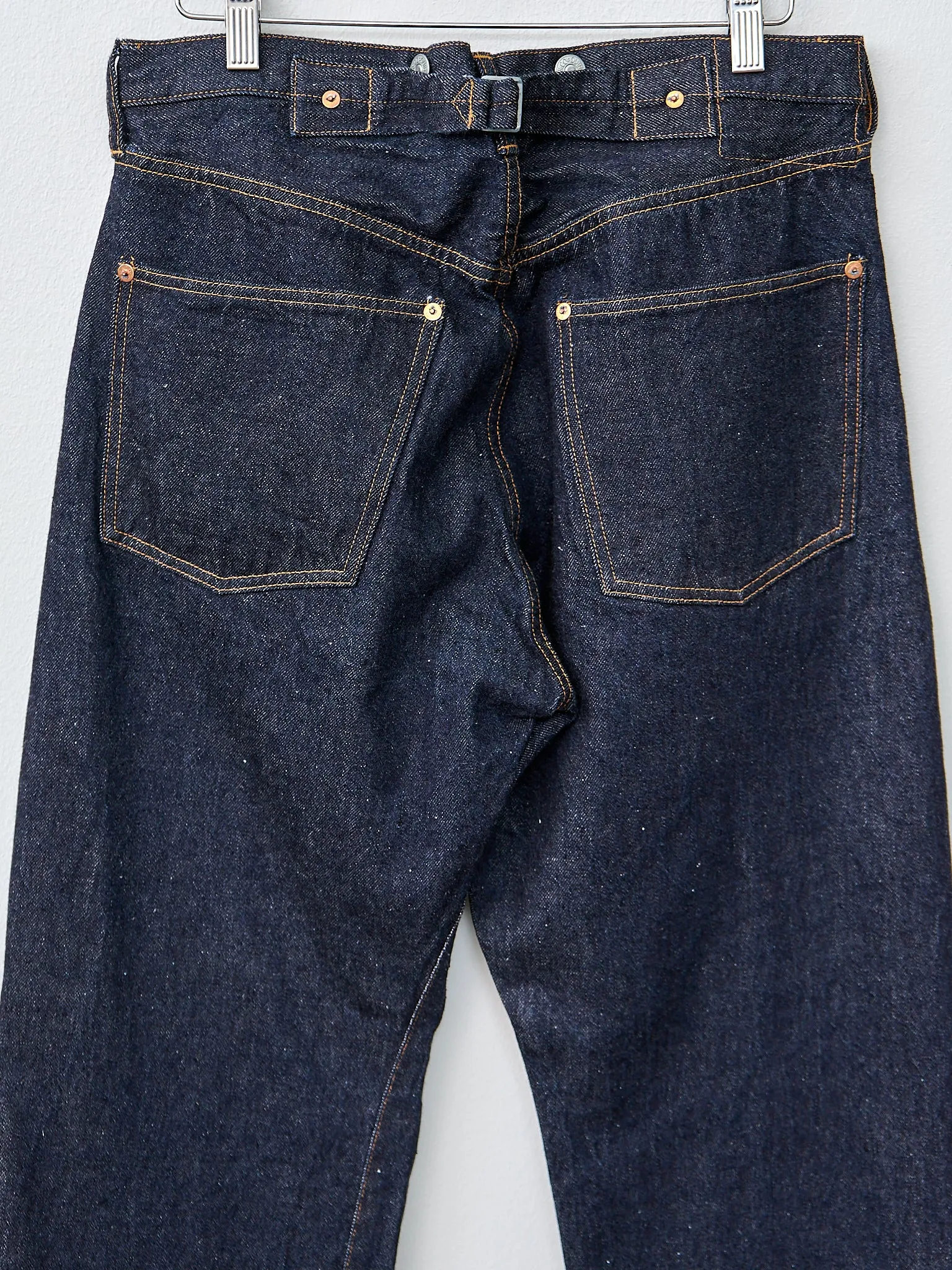 1930 Straight Denim Pants - Indigo One Wash