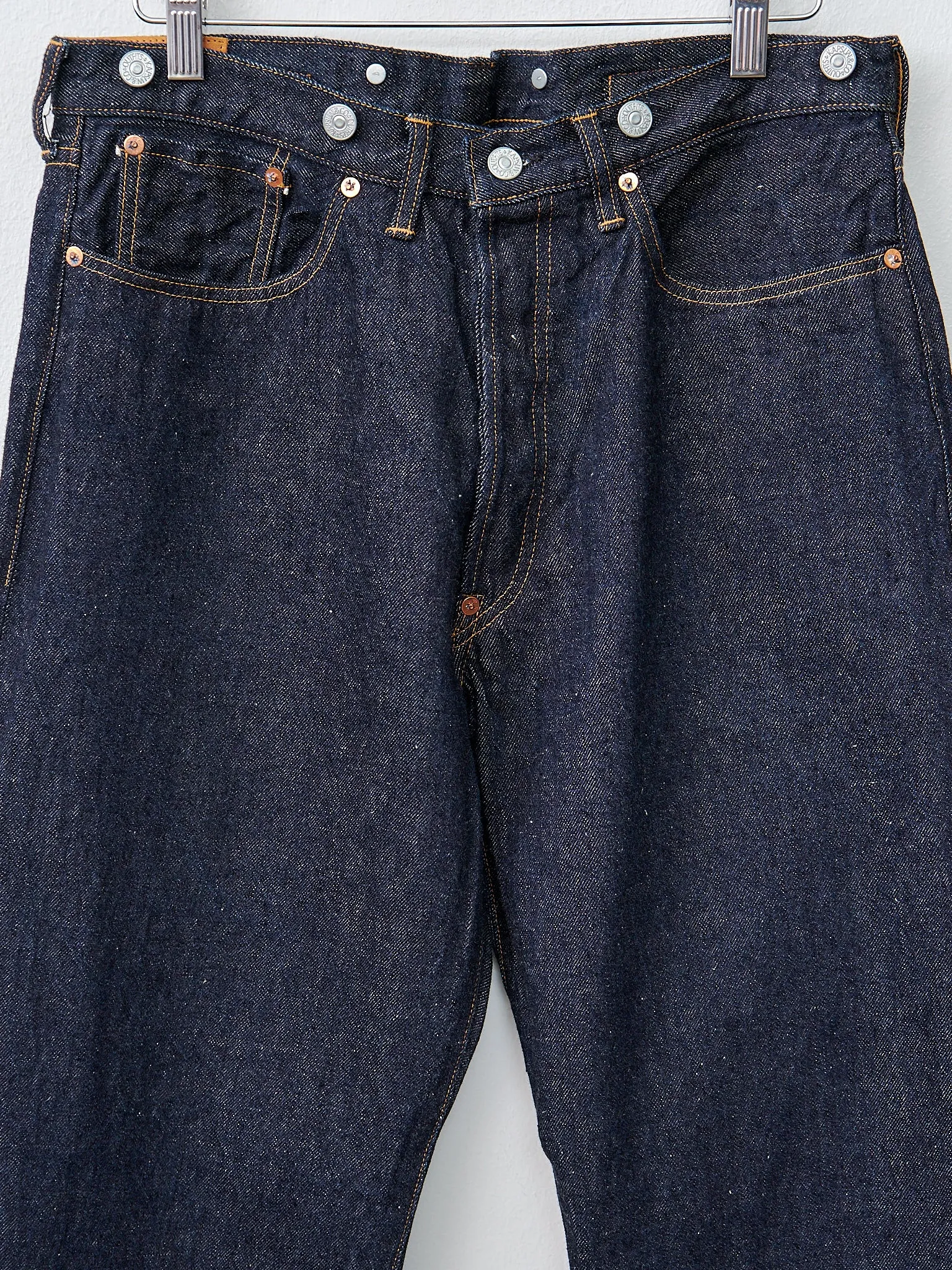 1930 Straight Denim Pants - Indigo One Wash