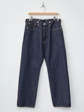 1930 Straight Denim Pants - Indigo One Wash