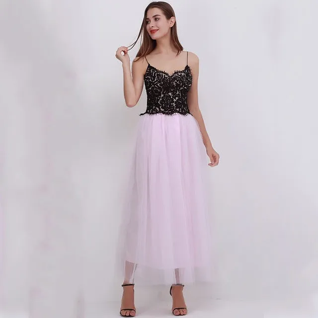 4 Layer Tulle Bouffant Puffy Fashion Tutu Skirt