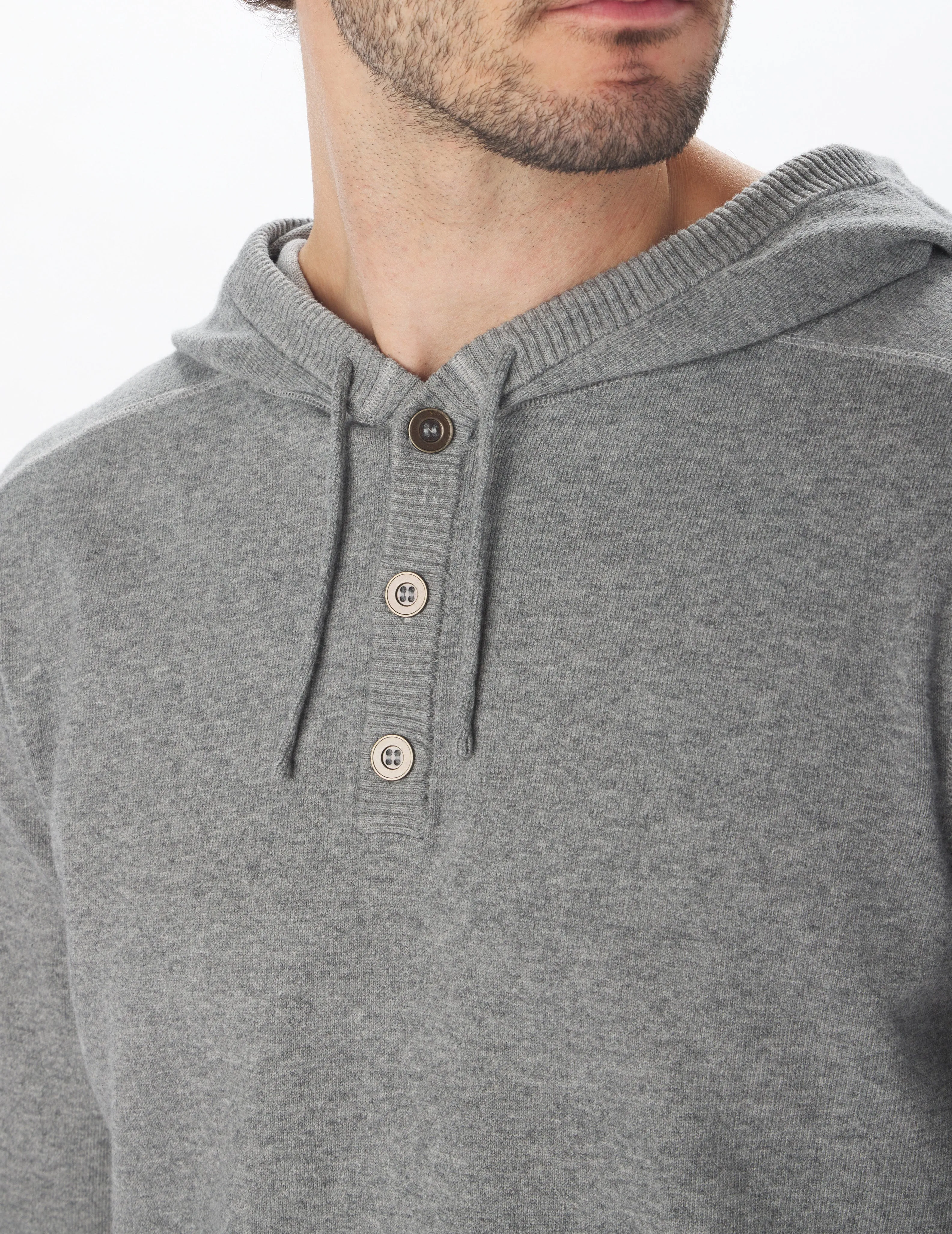 Ace Hooded Sweater: Smoke Grey