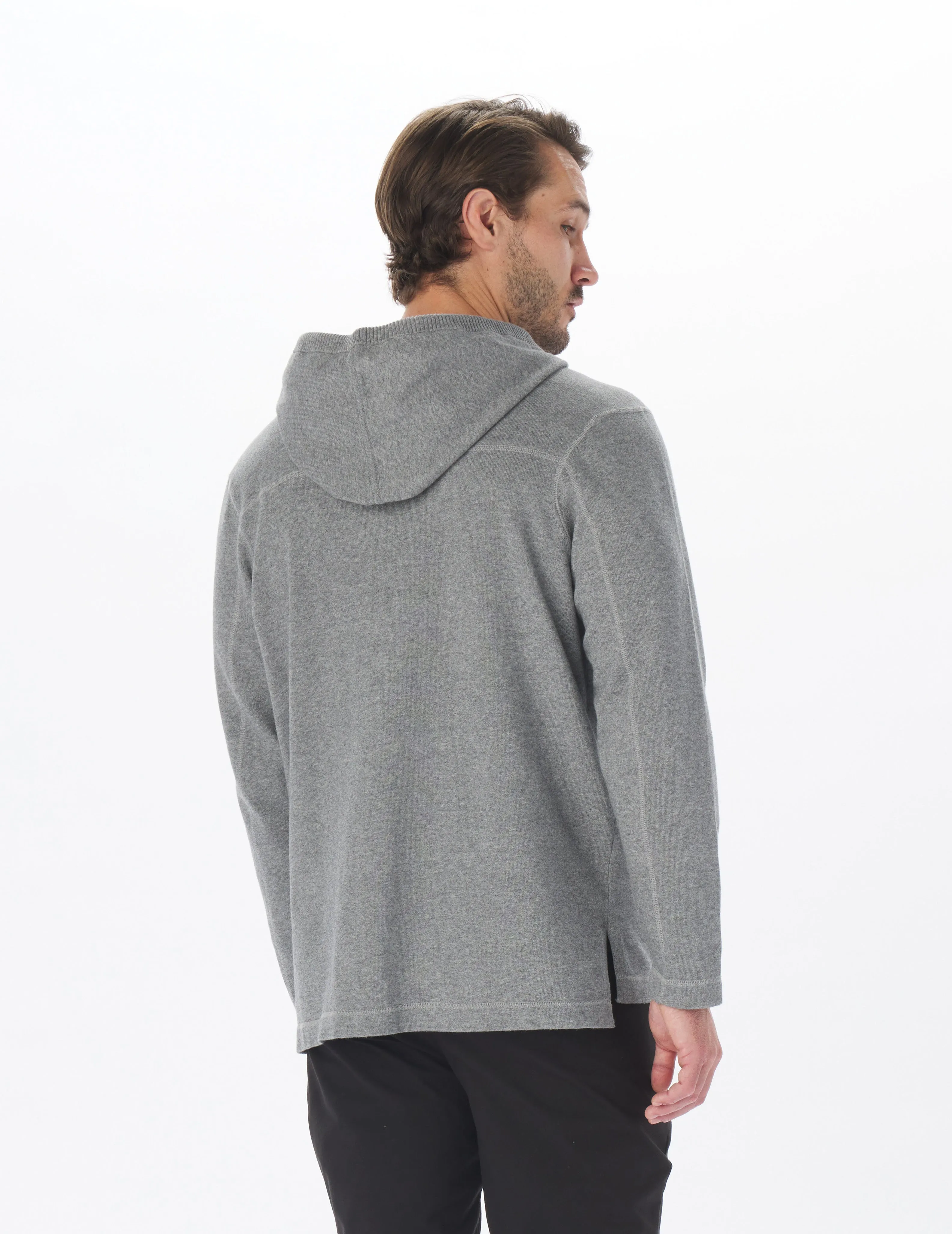 Ace Hooded Sweater: Smoke Grey