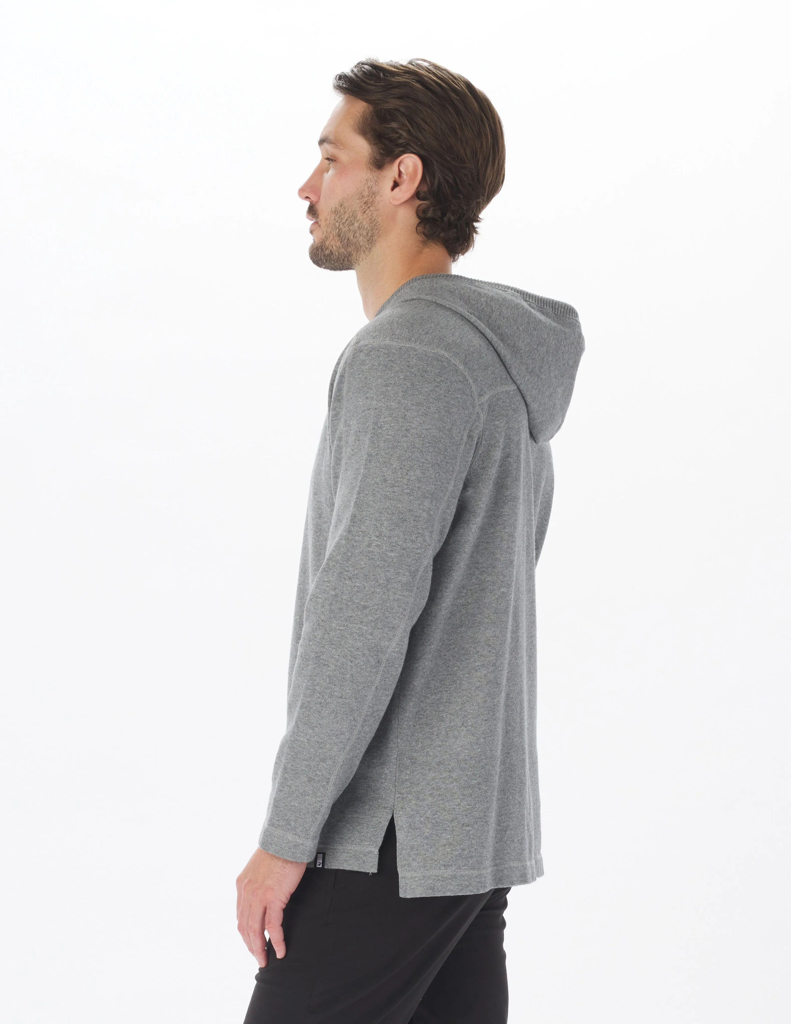 Ace Hooded Sweater: Smoke Grey