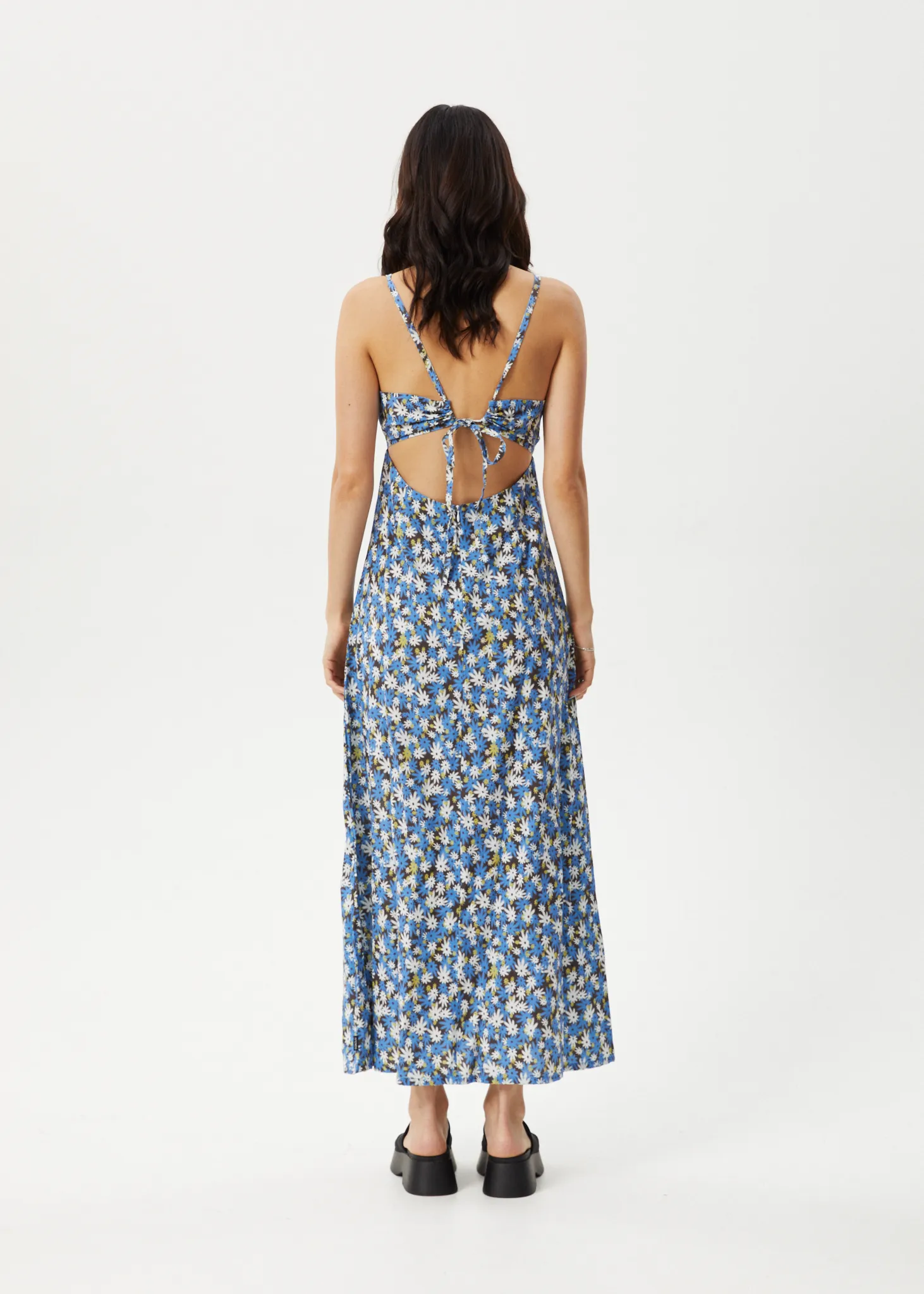 AFENDS Womens Petal - Maxi Dress - Lake Floral