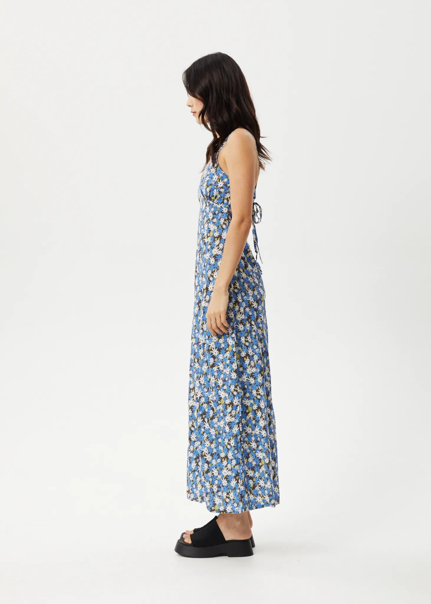 AFENDS Womens Petal - Maxi Dress - Lake Floral