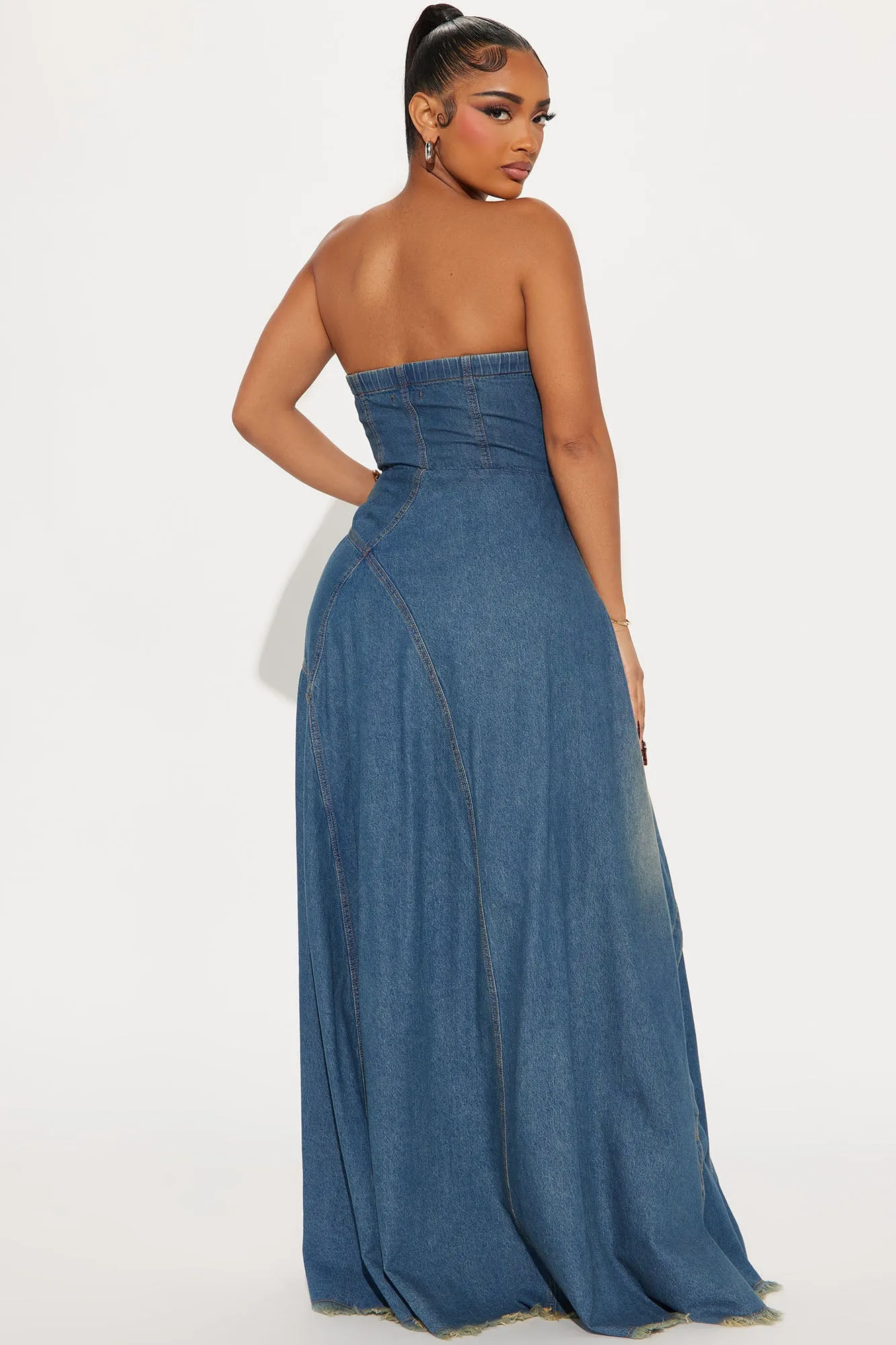 Alexandra Denim Maxi Dress - Denim