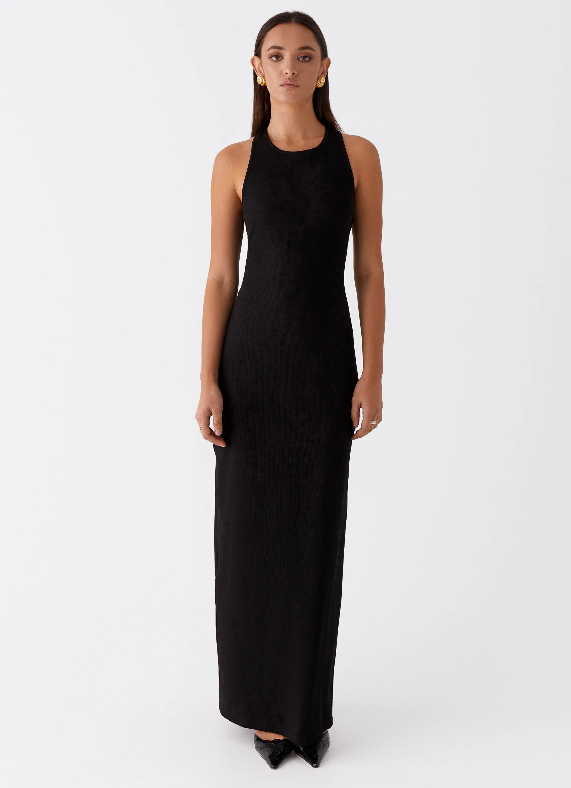 Alice Cut Out Maxi Dress - Black