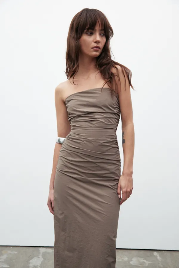 Alina Dress Taupe