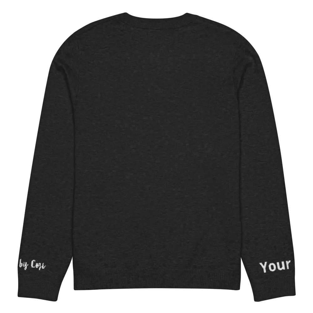 All Peopled Out Personalized Knit Sweater