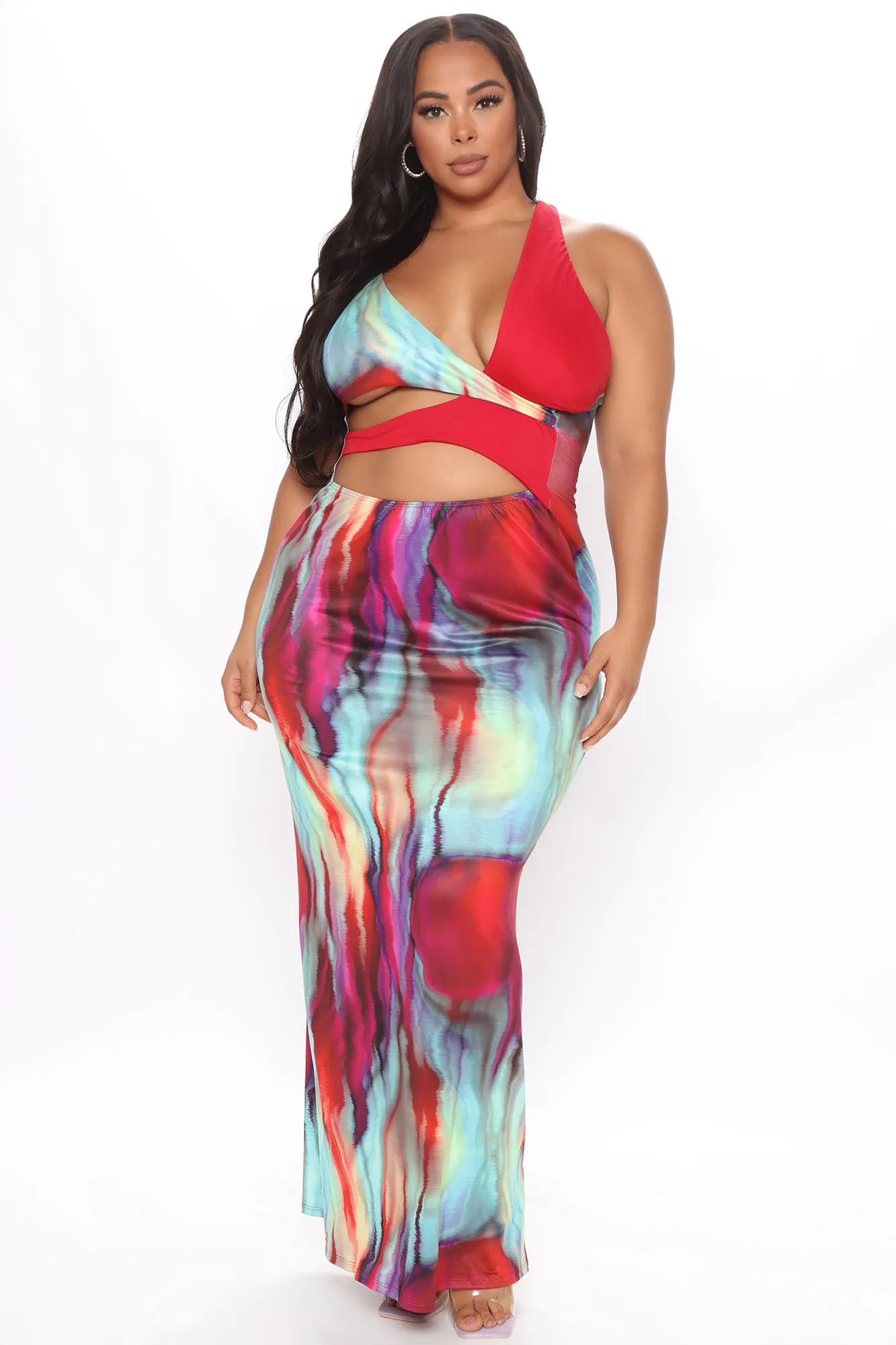 Almost Famous Maxi Dress - Multi Color