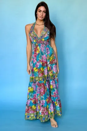 ANTICA ITALIA Tropical Bloom Maxi