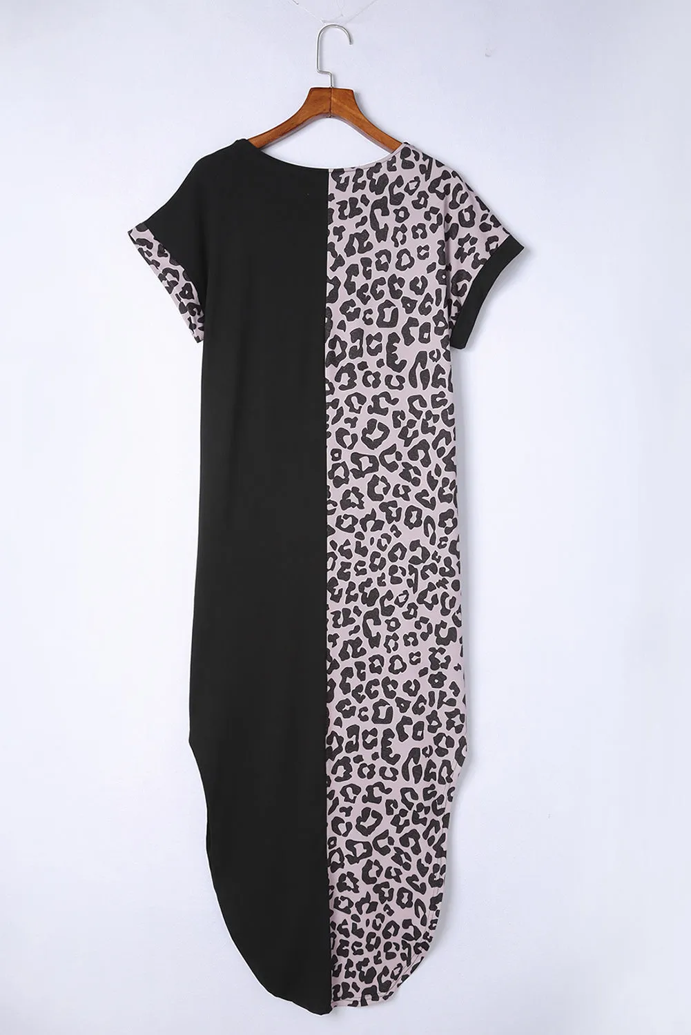 *APP EXCLUSIVE* Leopard Colorblock Maxi Dress