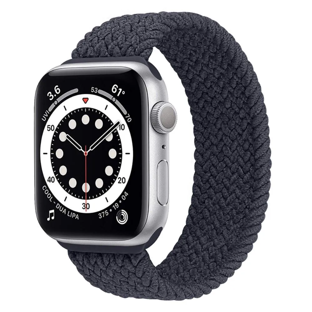 Apple Watch (45mm) elastic watch strap - Charcoal / Size: L