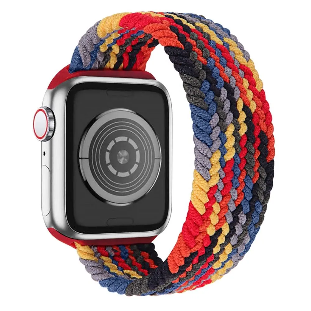 Apple Watch (45mm) elastic watch strap - Colorful Black / Size: L