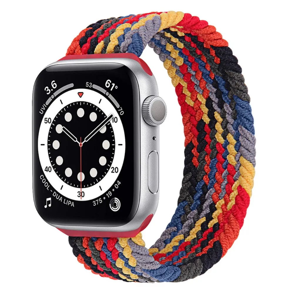 Apple Watch (45mm) elastic watch strap - Colorful Black / Size: L