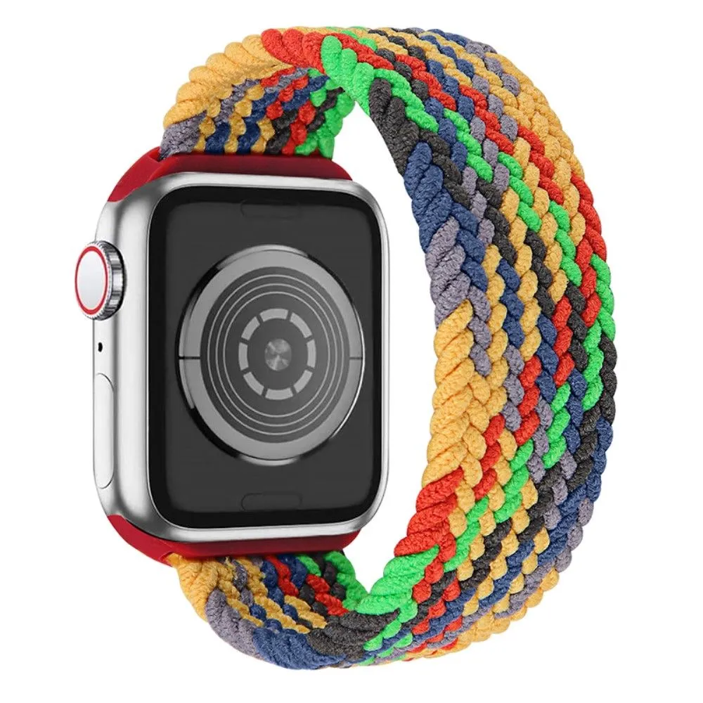 Apple Watch (45mm) elastic watch strap - Colorful Green / Size: S