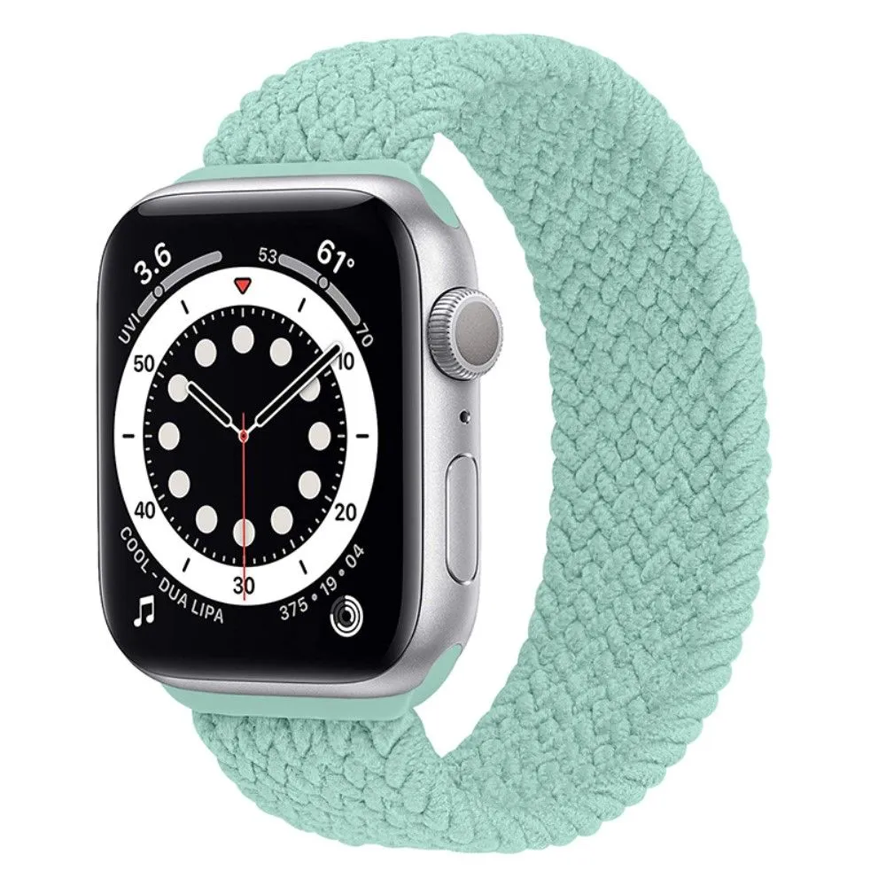 Apple Watch (45mm) elastic watch strap - Mint Green / Size: S