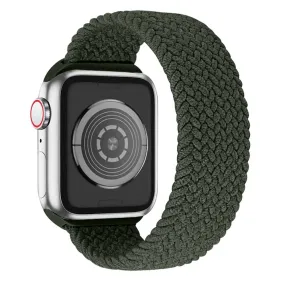 Apple Watch (45mm) elastic watch strap - Olive Green / Size: M