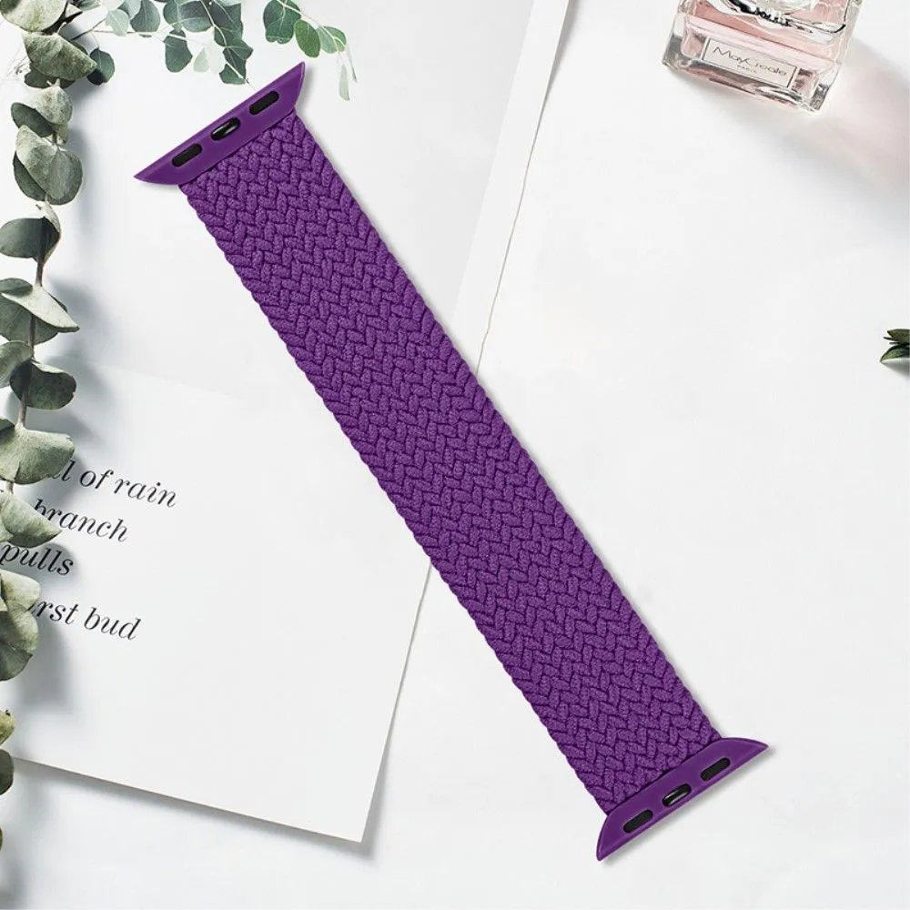 Apple Watch (45mm) elastic watch strap - Purple / Size: L