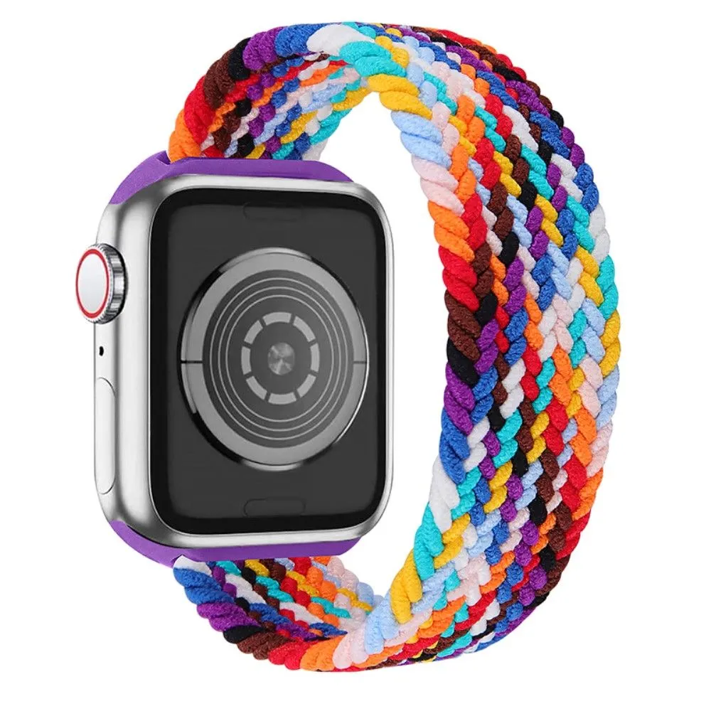 Apple Watch (45mm) elastic watch strap - Rainbow / Size: M