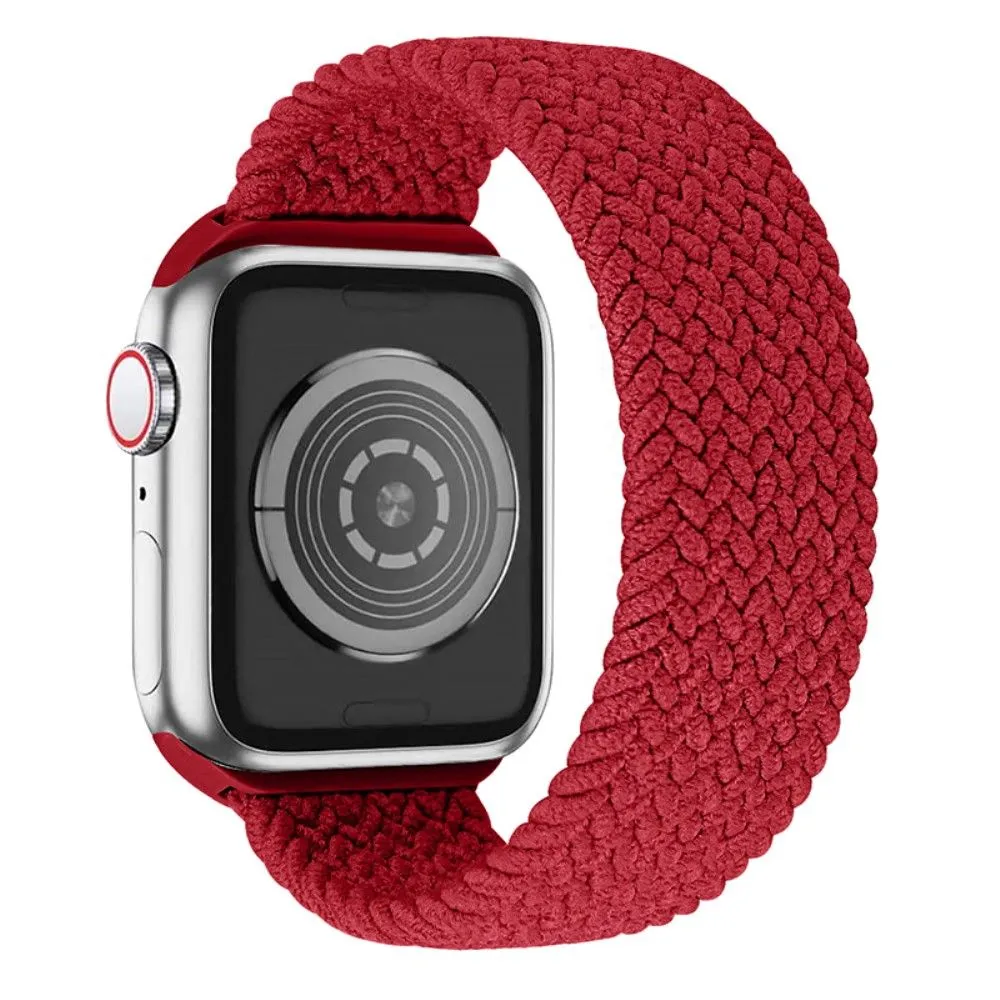 Apple Watch (45mm) elastic watch strap - Red / Size: L