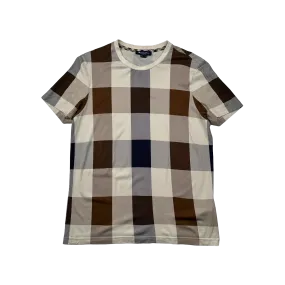 Aquascutum Jumbo Checked T Shirt - Small