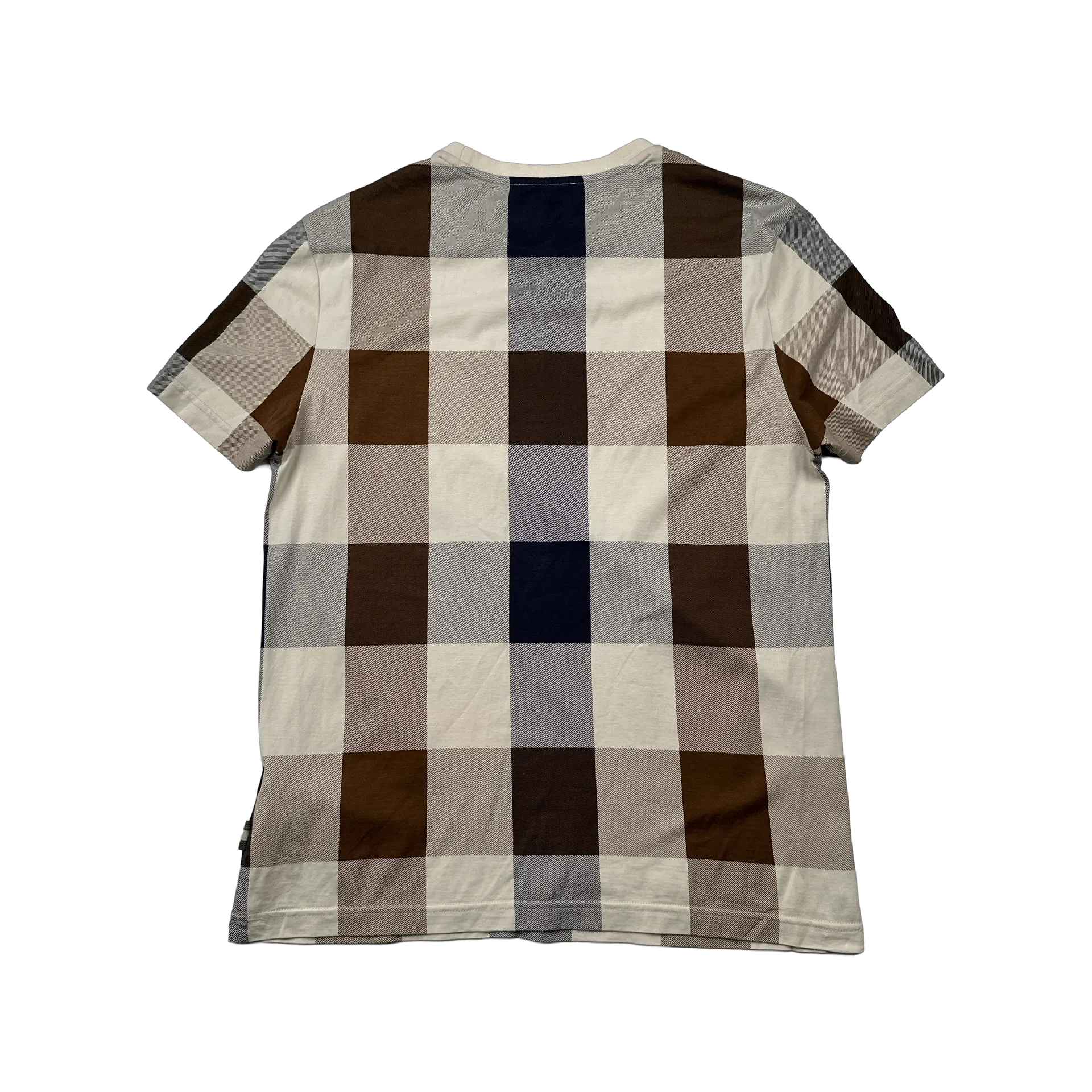 Aquascutum Jumbo Checked T Shirt - Small