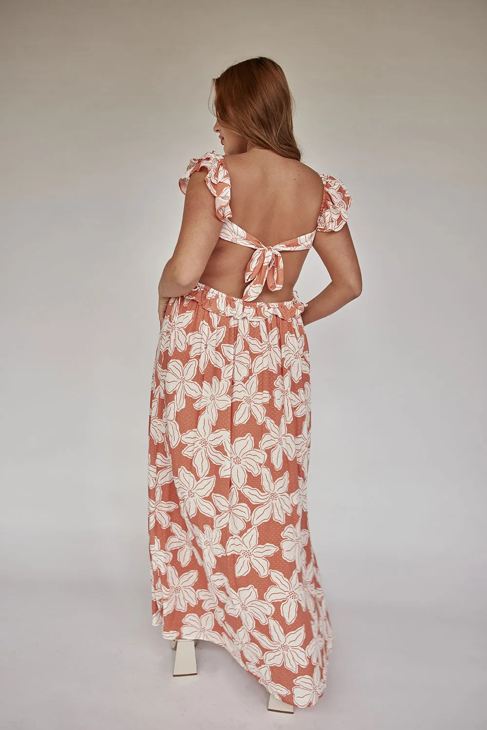 Archa Maxi Dress - Forest Floral