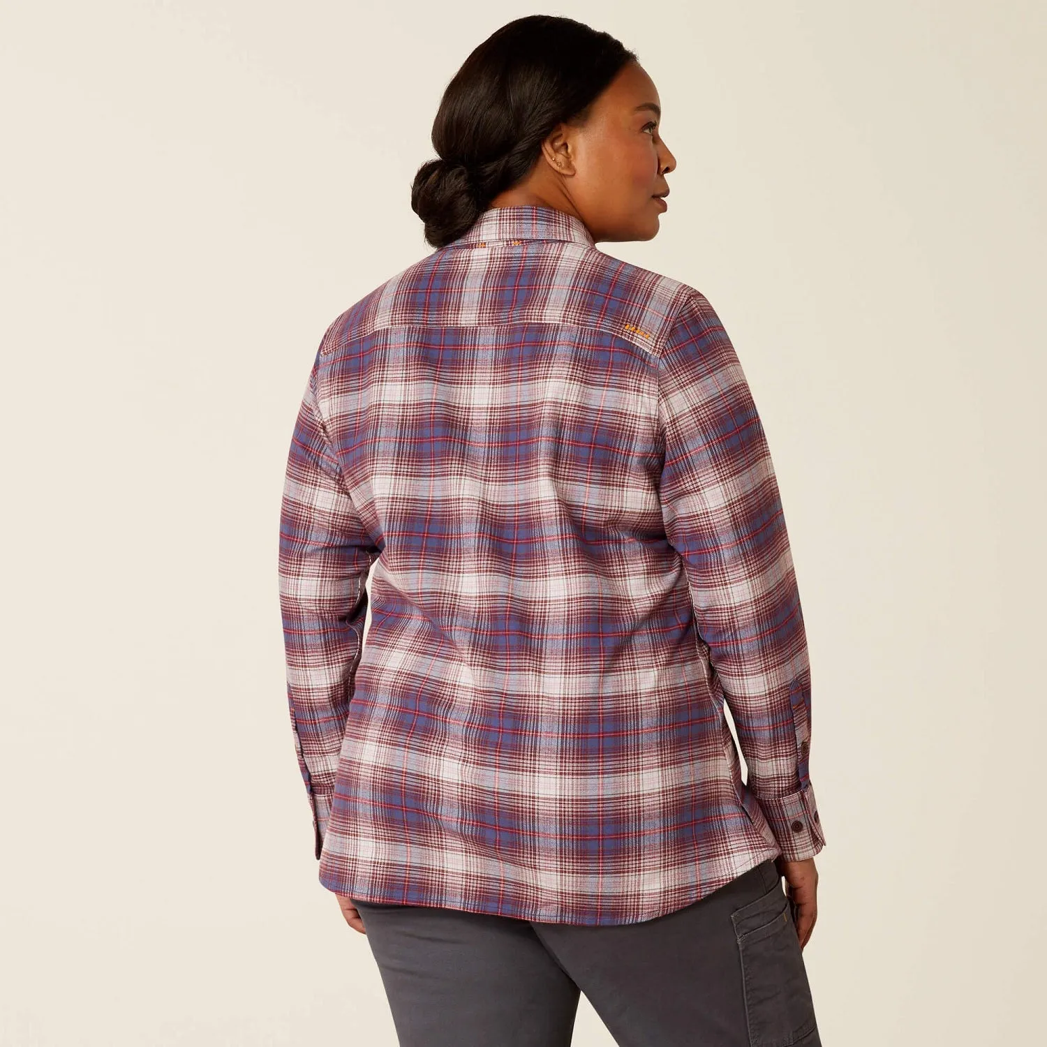 Ariat Women's Rebar Flannel DuraStretch Button-Down Work Shirt