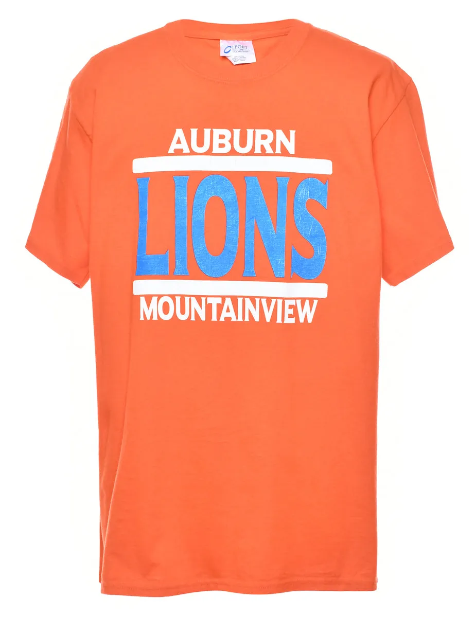 Auburn Lions Printed T-shirt - L