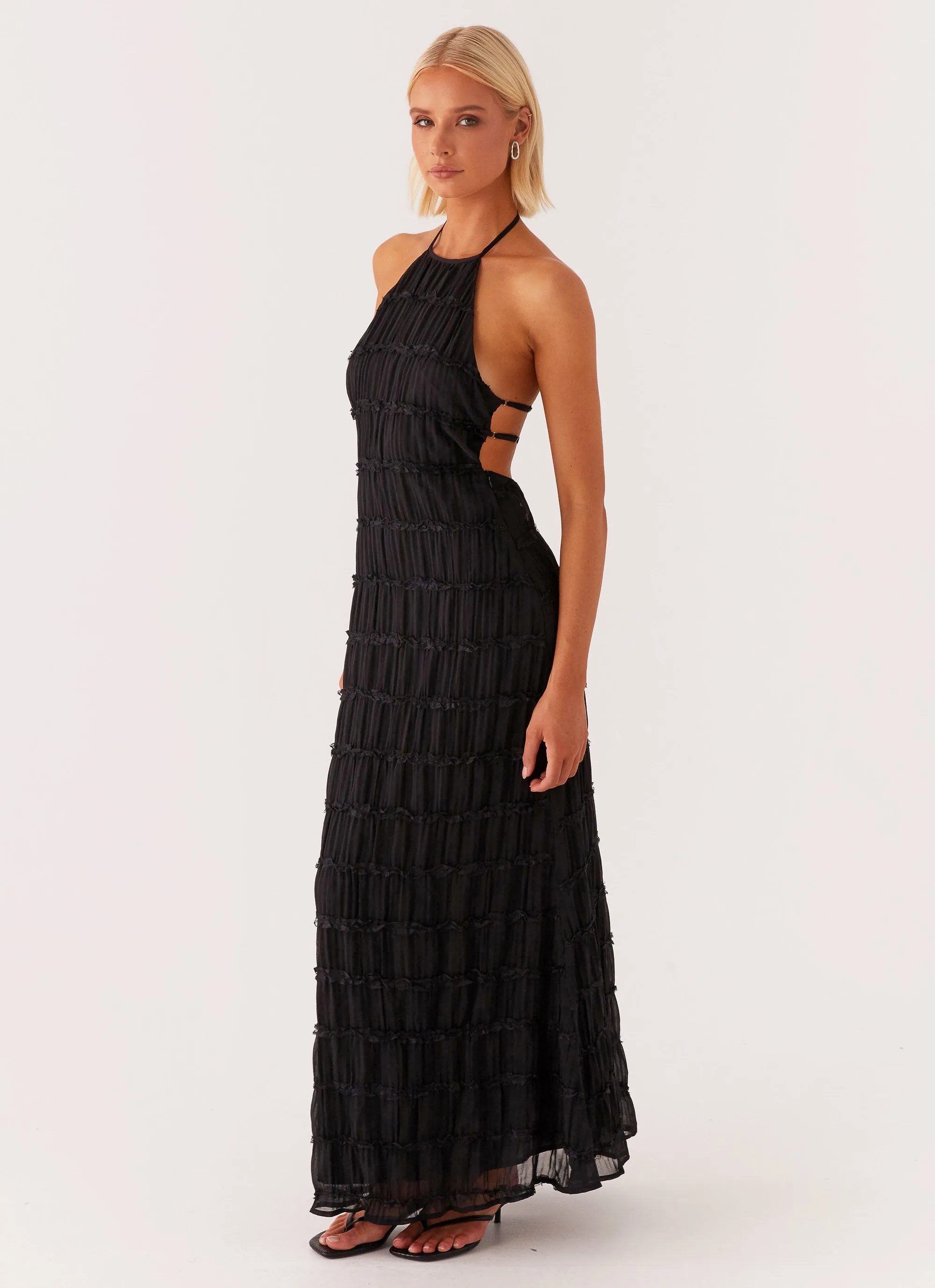 Aullie Maxi Dress - Black