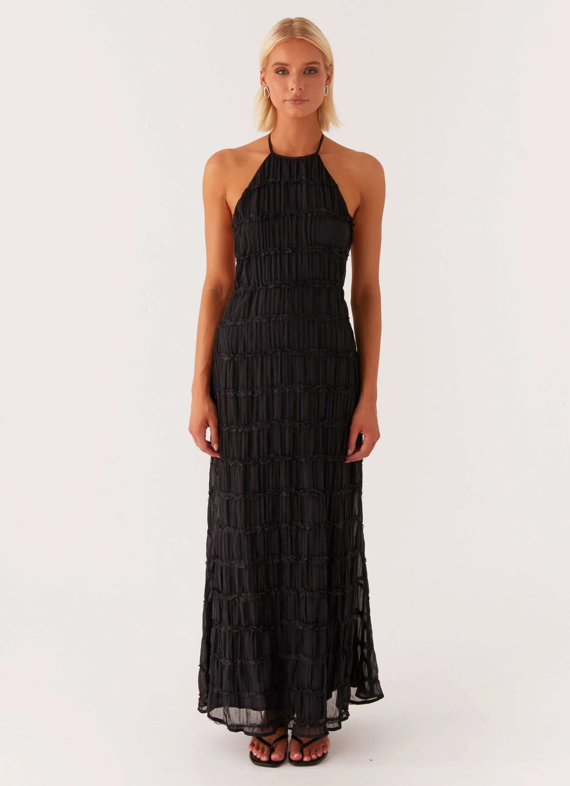 Aullie Maxi Dress - Black