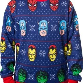 Avengers Marvel Comics Faux Christmas Sweater