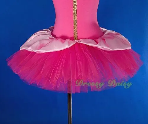 BA051 Sequin Fairy Costume Fancy Dress   Headband Ballet Tutu Dancewear Size 2T-8