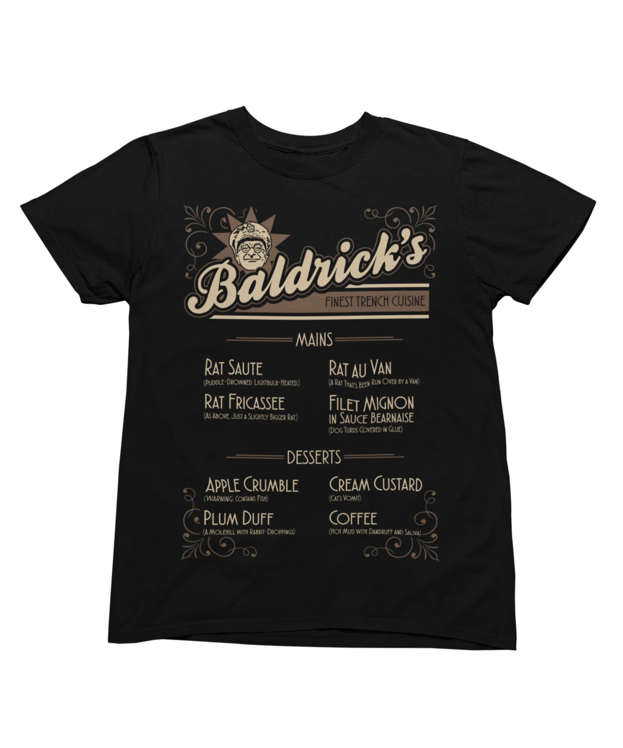 Baldrick's Trench Cuisine T-Shirt