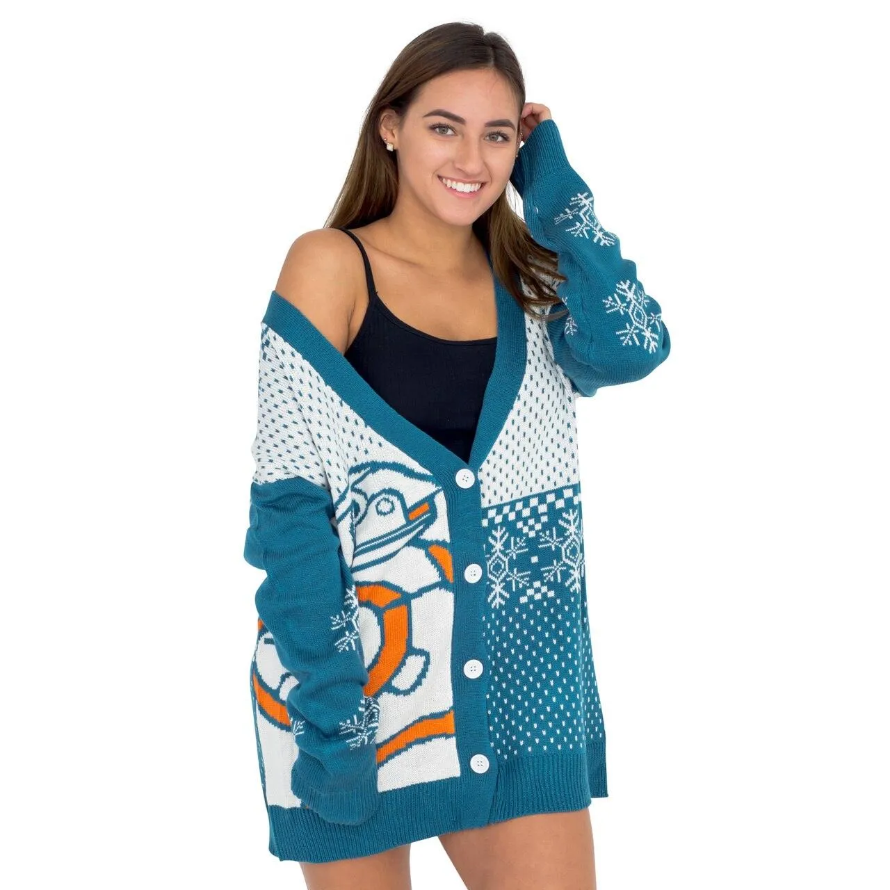 BB8 Ugly Christmas Cardigan Sweater