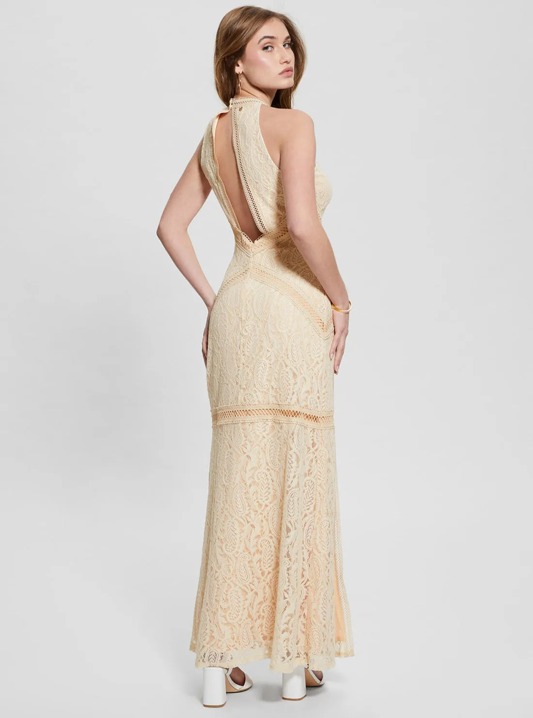 Beige New Liza Maxi Dress