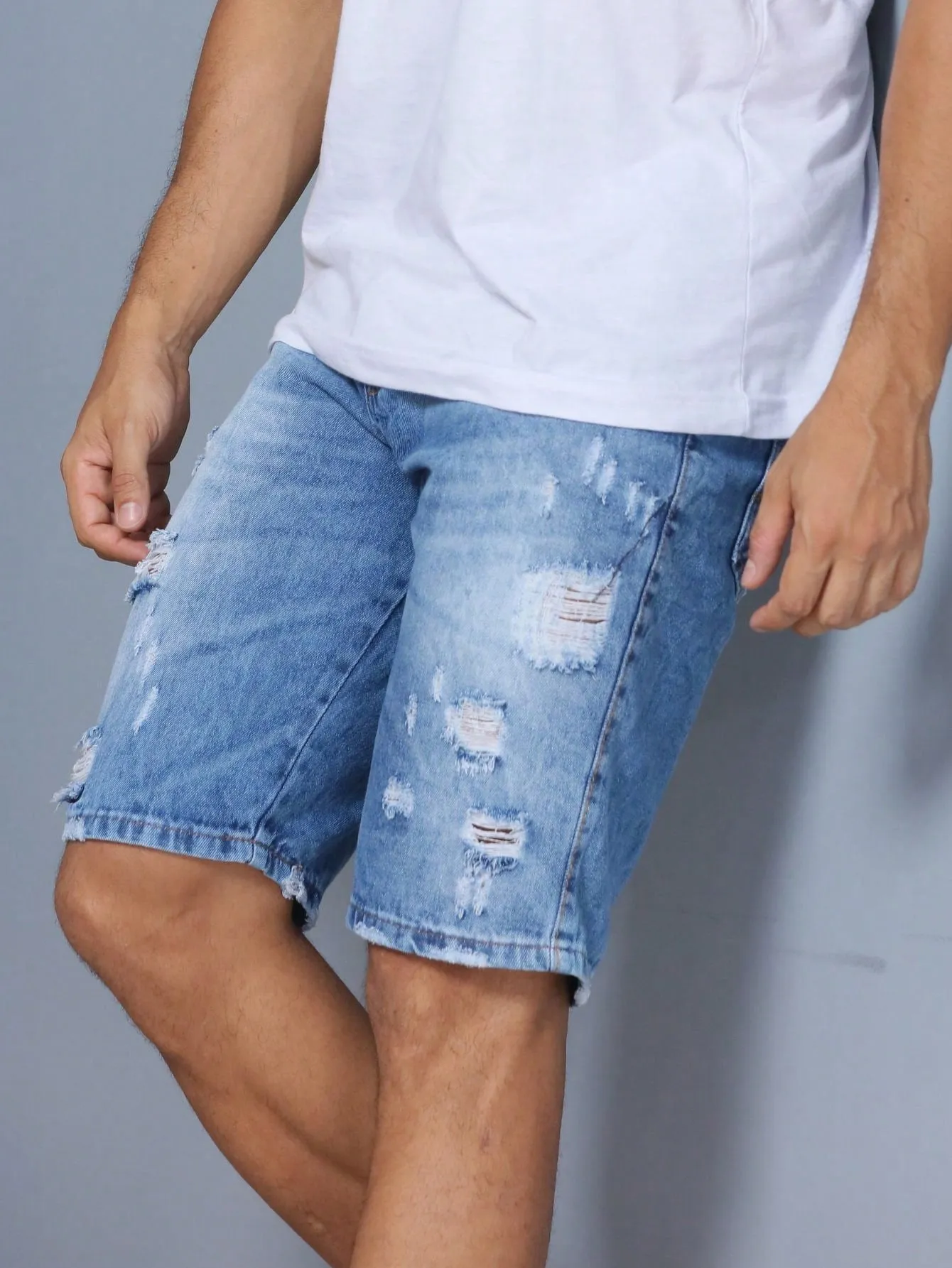 Bermuda Short Jeans Masculina Com Qualidade