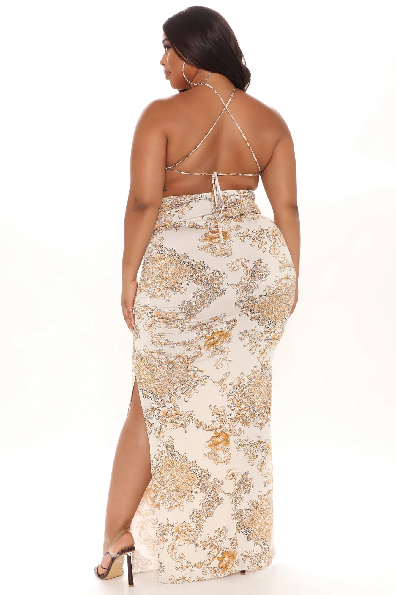 Better Than This Maxi Dress - Gold/combo