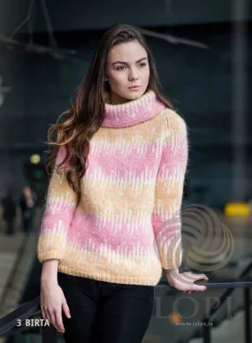 Birta Women Wool Sweater Pink