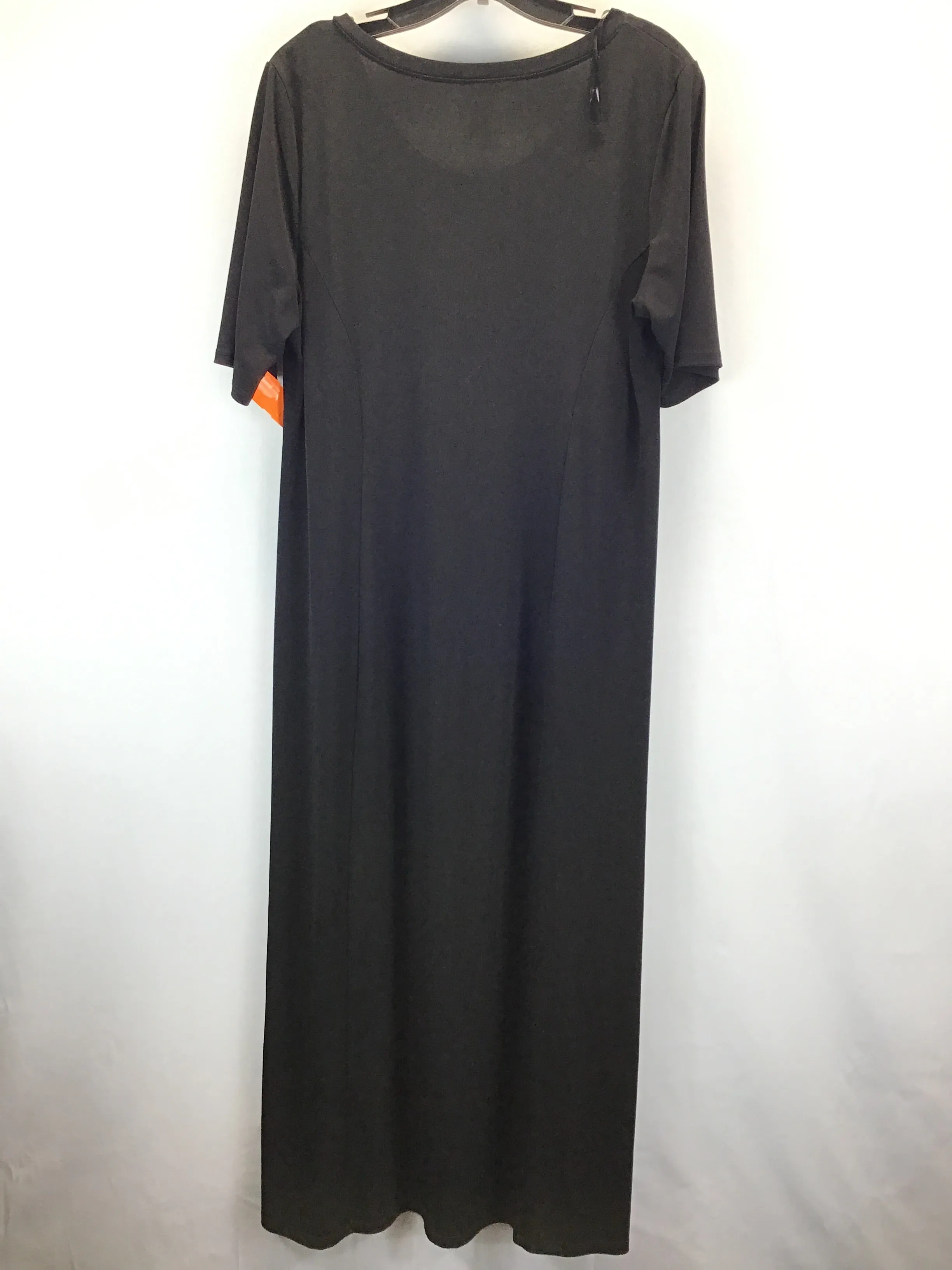 Black Dress Casual Maxi Chicos, Size 2 / L