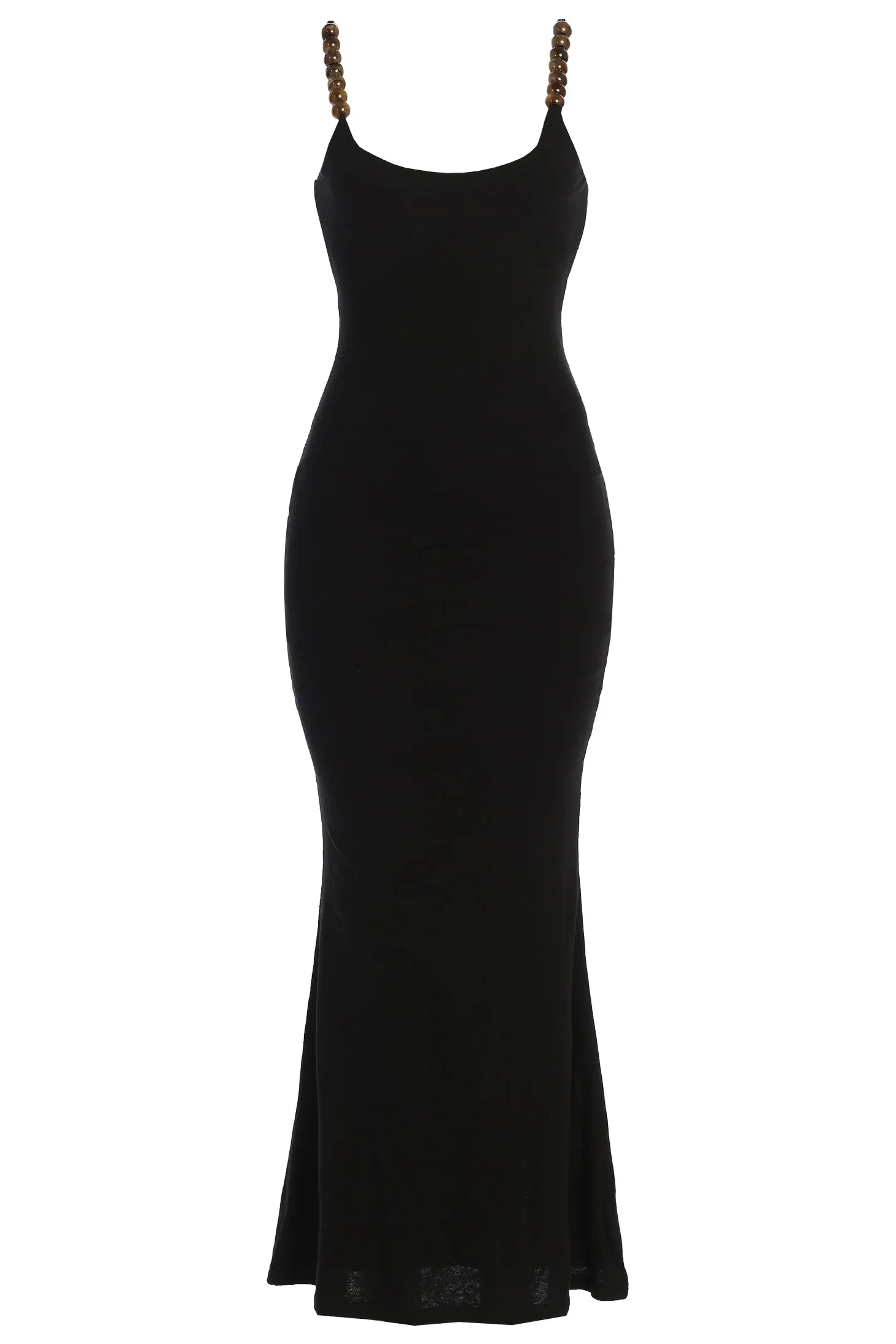 Black Nautical Escape Maxi Dress