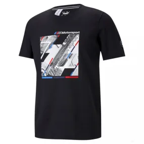 BMW T-shirt, Puma BMW MMS Graphic, Black, 2021