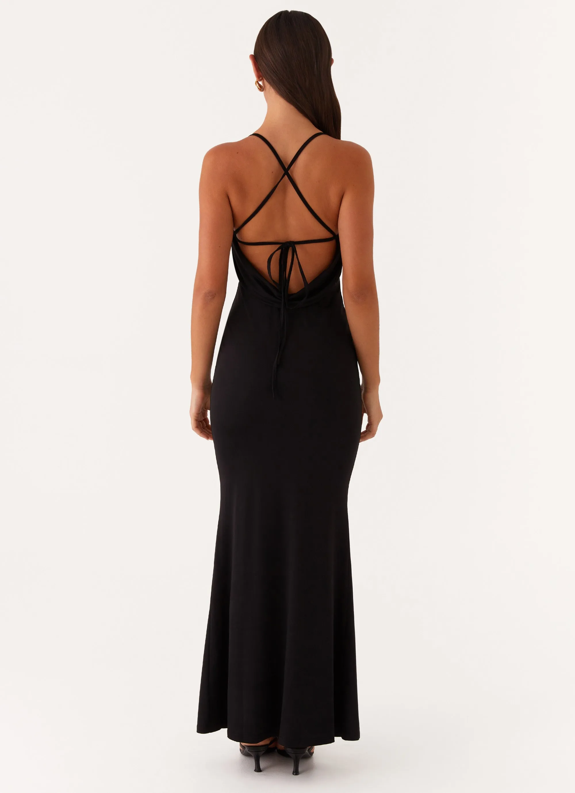 Bombshell Maxi Dress - Black