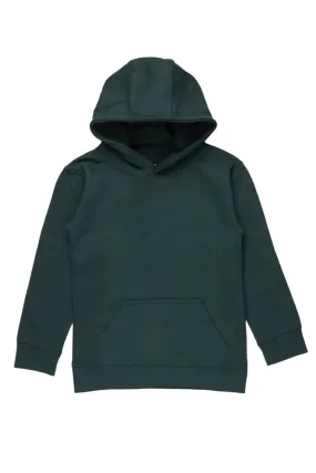 Boys Forest Green Basic Hoodie