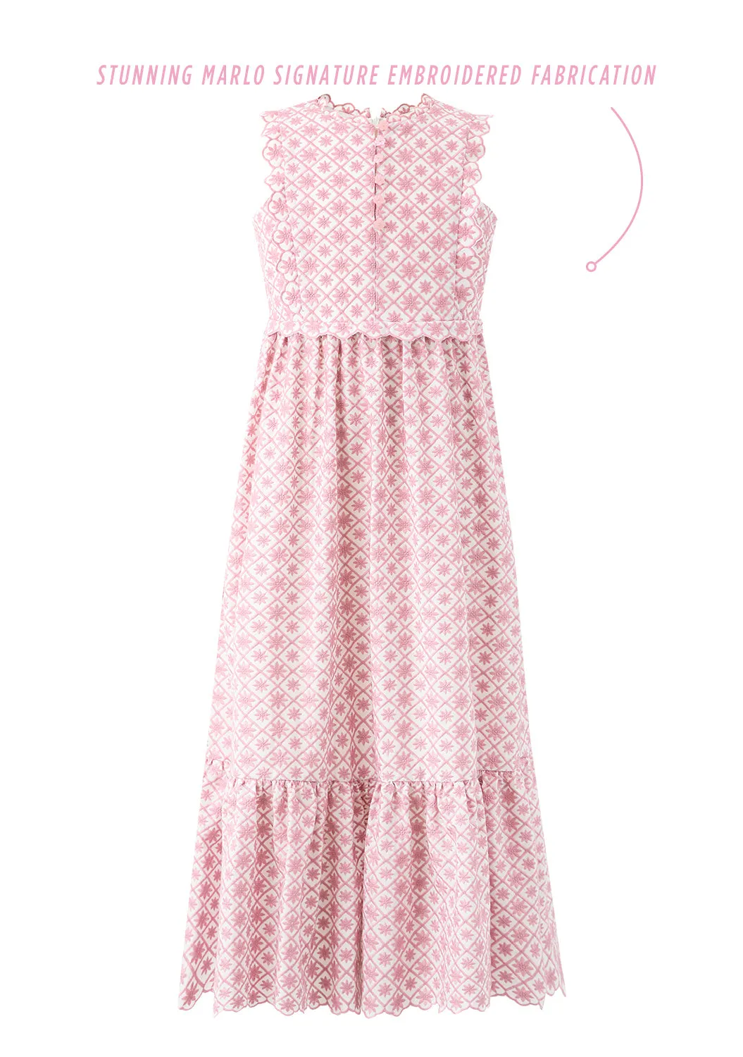 Brielle Embroidered Maxi Dress