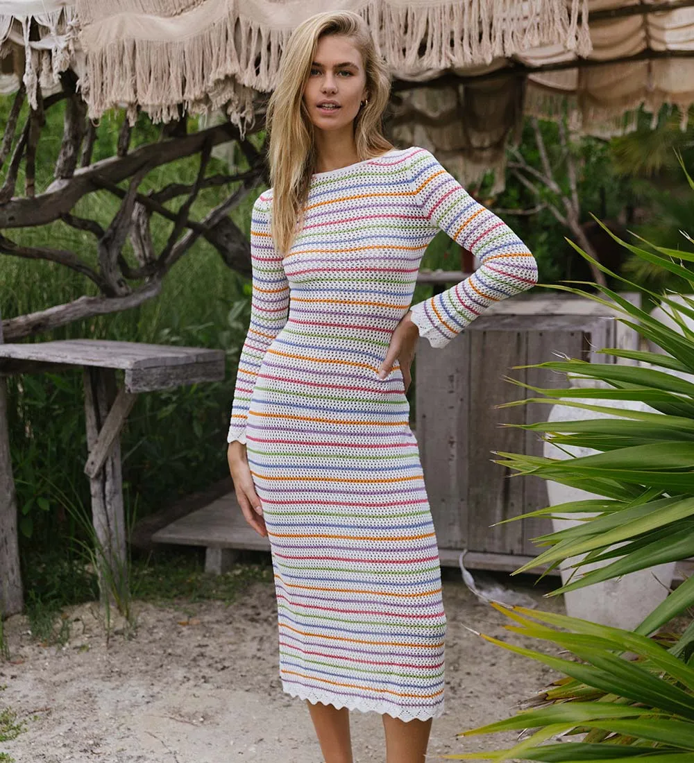 Brunella Stripes Knitted Dress