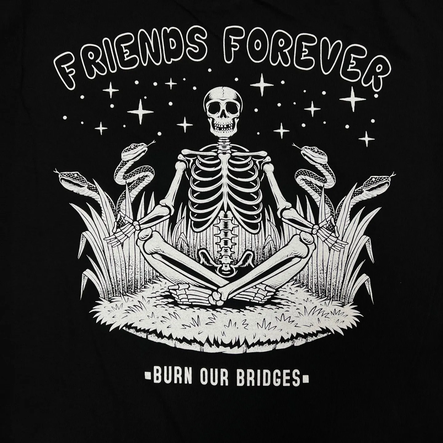 BURN OUR BRIDGES Friends Forever T-Shirt